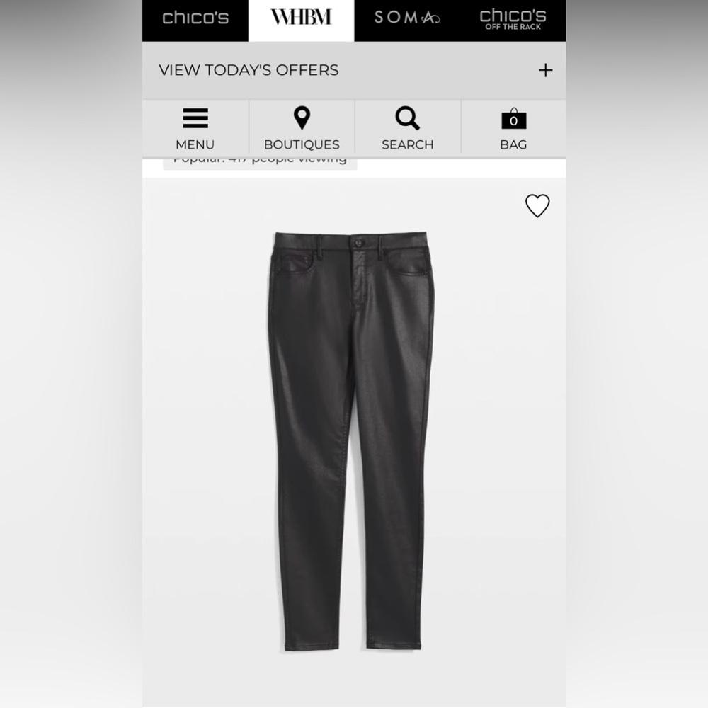 Coated Skinny Black Sculpted Jeans